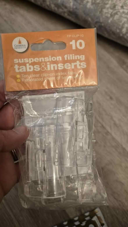 Photo of free Suspension filing tabs (Downham BR1) #1