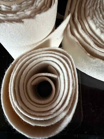 Photo of free Thick cream felt rolls (Knaresborough HG5) #2