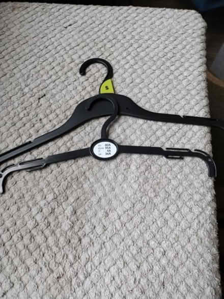Photo of free 2 plastic hangers (Adamsdown CF24) #1