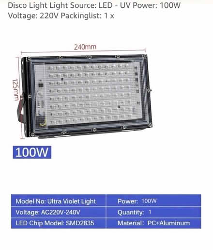 Photo of free Tablet Floor Stand with UV light (Willesden green) #2