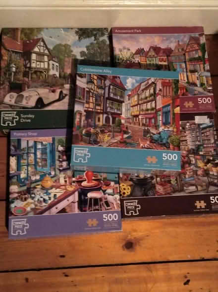 Photo of free 5 x 500 piece jigsaws (Newbridge BA1) #1