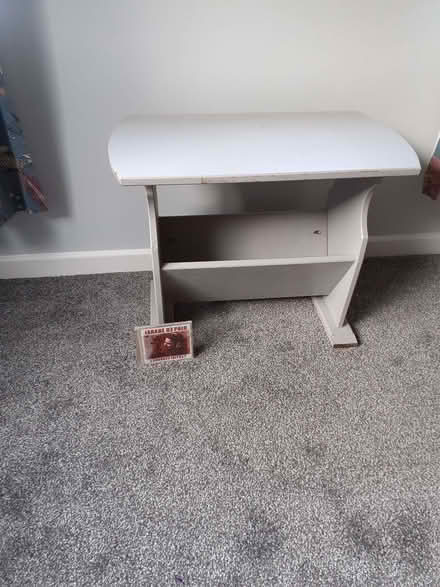 Photo of free Grey wooden magazine rack (Arddleen SY22) #3
