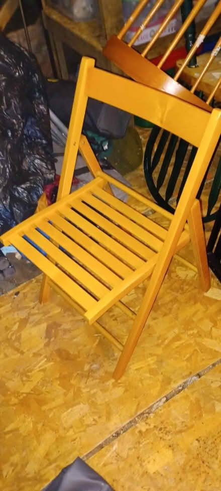 Photo of free Folding wooden chairs (Woburn near the center) #1