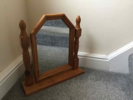 Photo of free Wooden, adjustable mirror (Bromborough CH62) #1