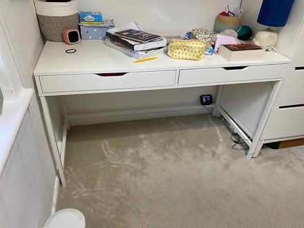 Photo of free IKEA white desk (Crosspool S10) #1