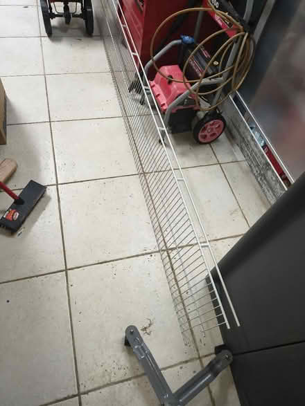 Photo of free Large long shelf about 12 ft a (Majestic oaks subdivision) #1