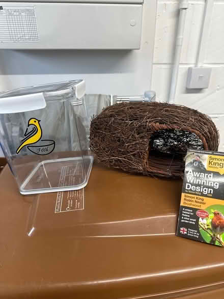 Photo of free Brand new robin nester and bird food container (Woodford SK7) #1