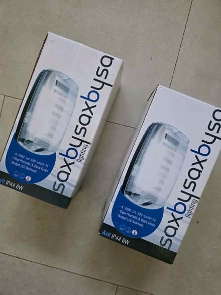 Photo of free Two Saxby Avit LED Bulkhead Lights, new, in original packagi (Skipton BD23) #1