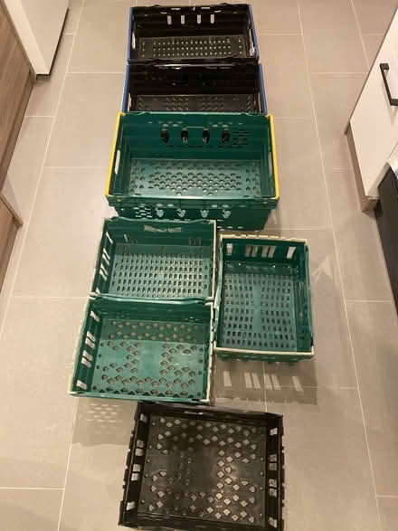 Photo of free Stackable plastic crates (Behind Horsham train station) #2