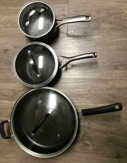 Photo of free Pots with lids (Foothill Expwy & Stevens Creek) #1