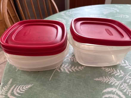 Photo of free 3 food containers (Westfield, NJ) #1