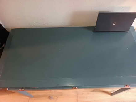 Photo of free Upcycled blue desk (Teignmouth TQ14) #2