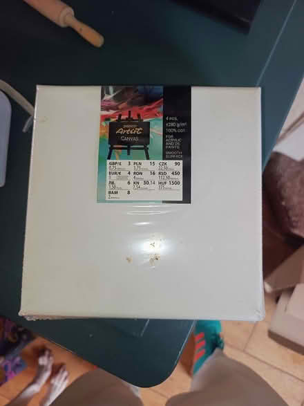 Photo of free Pack of 4 small blank canvas (Teignmouth TQ14) #1