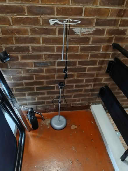 Photo of free Floor lamp. Minus the shade (Stretford M32) #1