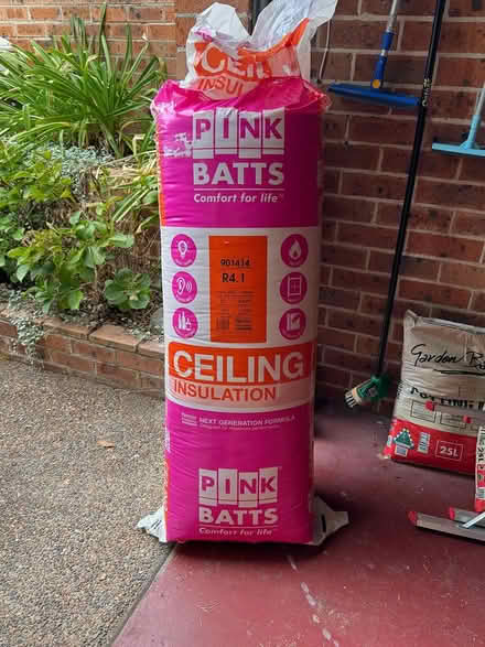 Photo of free Pink Batts ceiling insulation (new) (Gladesville) #1