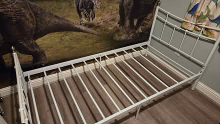 Photo of free White single bed frame (Clungunford CP SY7) #1