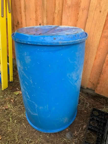 Photo of free Blue plastic water barrel (Dunmore, Beauly - IV4 7) #1