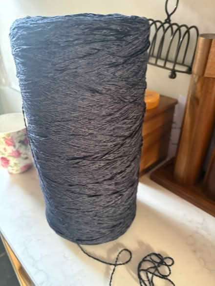 Photo of free Cone of Yarn - navy blue (BS4) #3