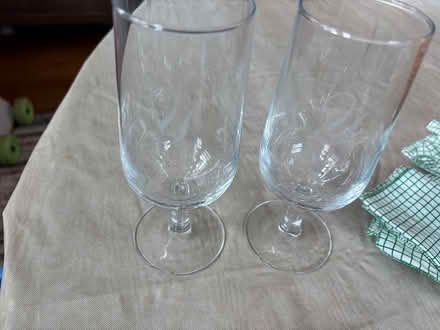 Photo of free Wine glasses “Y” engraved (Drexel Hill) #1