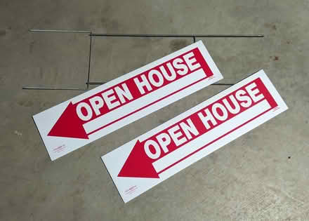 Photo of free Open House signs and lawn stake (Groton) #1
