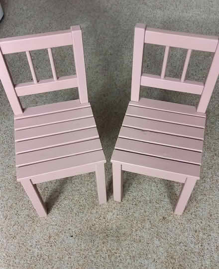 Photo of free 2x Child Chairs (Great Moor SK3) #1