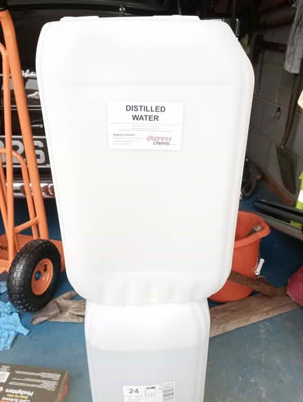 Photo of free 25ltr plastic water containers (Backworth NE27) #1