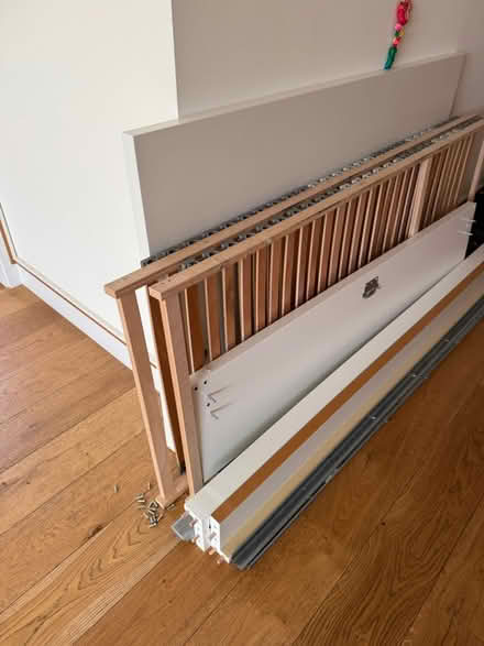 Photo of free King size malm white ikea bed frame (Clapham) #2