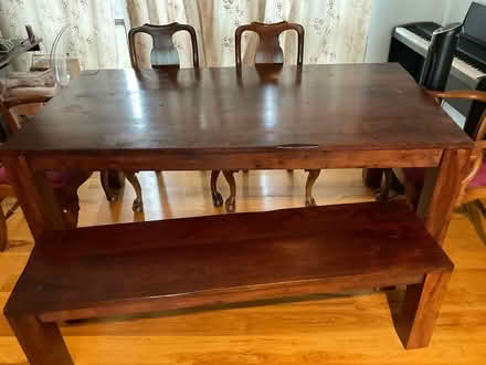 Photo of free Wood Dining Table (El Macero (Davis)) #1