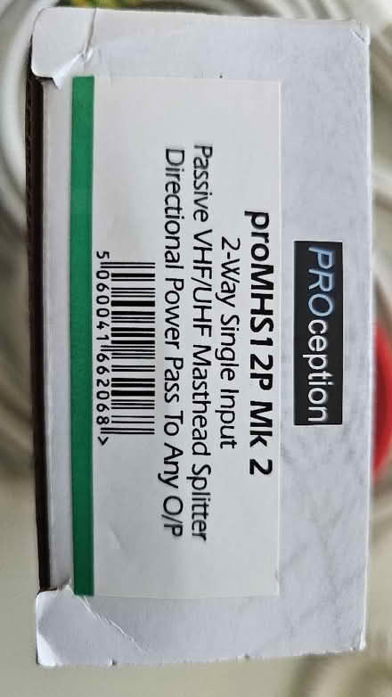 Photo of free TV aerial extension cables and new masthead-splitter and con (Townsend AL3) #1