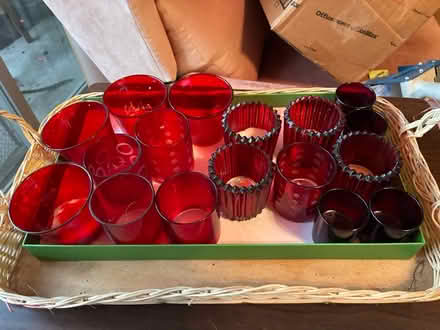 Photo of free Red small candle holders (Los Altos) #1