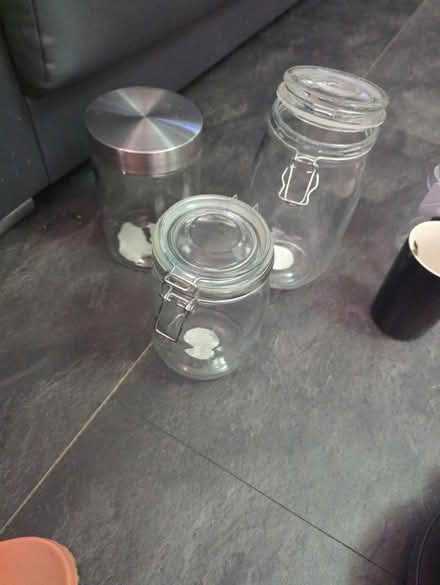 Photo of free glass storage jars (Chessington KT9) #1