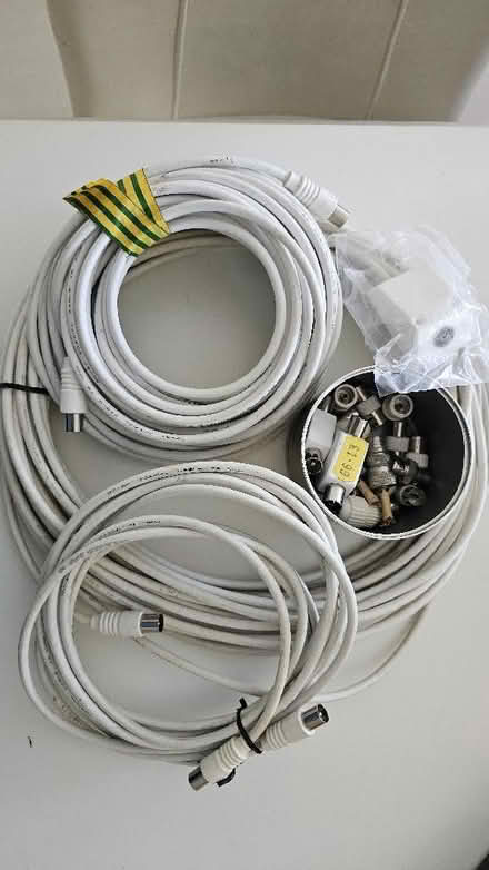 Photo of free TV aerial extension cables and new masthead-splitter and con (Townsend AL3) #4