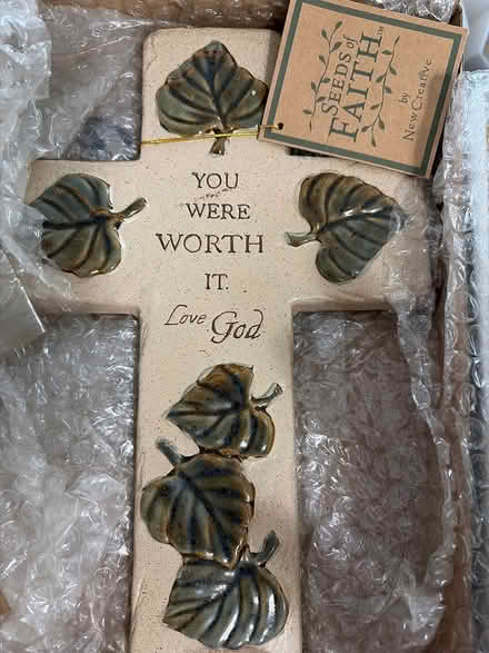 Photo of free Ceramic cross (Bascom/Union Campbell) #1