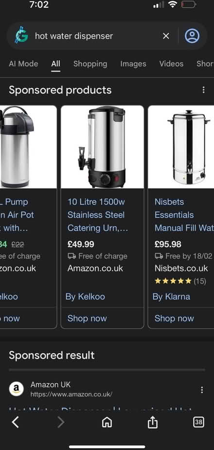 Photo of Catering urn/pump pot (Rusholme M14) #2