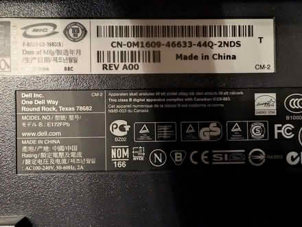 Photo of free VGA Dell Monitor (El Camino at Bowers) #3