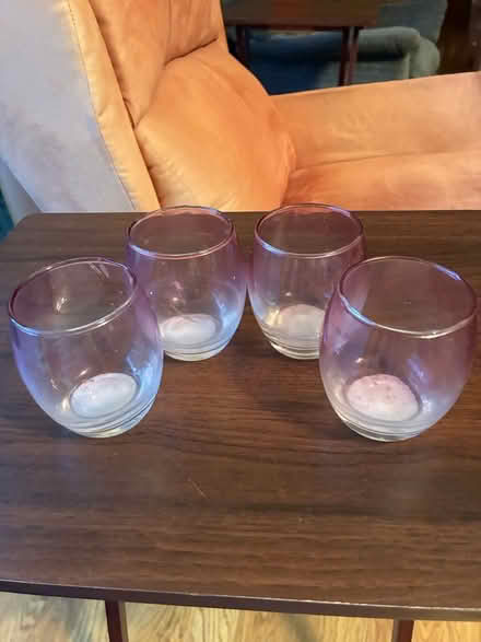 Photo of free 4 matching round candle holders (Los Altos) #1