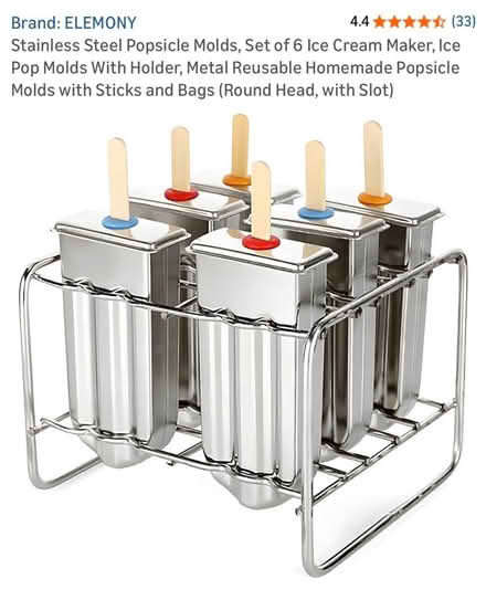 Photo of free Popsicle molds - stainless steel (Upper West side. West 83.) #2