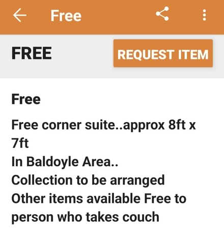 Photo of free Funiture (Dublin) #2