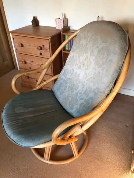 Photo of free Bamboo Swivel Chair (Forest Wood LD8) #2
