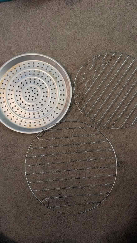 Photo of free 2 wire stands and 1 perforated metal tray (Crownhill MK8) #1