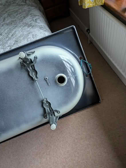 Photo of free Steel bath and Vintage tap/ shower (Bury village RH20) #2