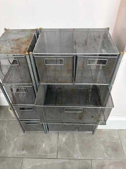 Photo of free Bathroom wire cabinet (Cheam SM2) #3