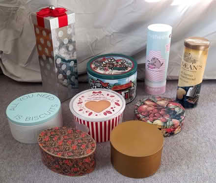 Photo of free Boxes and tins (Roseburn EH12) #1