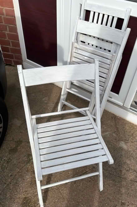 Photo of free 3 x fold up wooden Chairs (Bispham FY2) #2