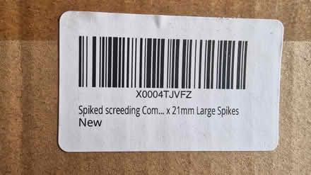 Photo of free Spiked screening comb (Kirk Hallam DE7) #1