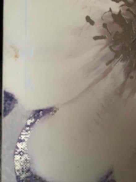 Photo of free Purple/cream flower canvas picture (Slyfield GU1) #4
