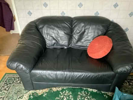 Photo of free Black 2 seat Sofa (The Meadows NG2) #1