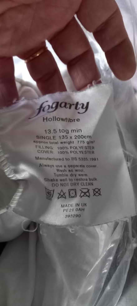Photo of free Single duvet (Highworth SN6) #1