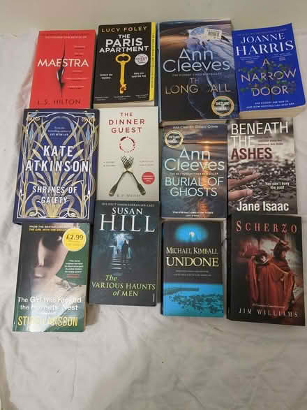 Photo of free 12 thrillers - lot 12 (Liphook GU30) #1