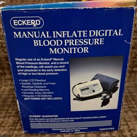 Photo of free Blood Pressure Minitor (Croydon. CR2 9) #1